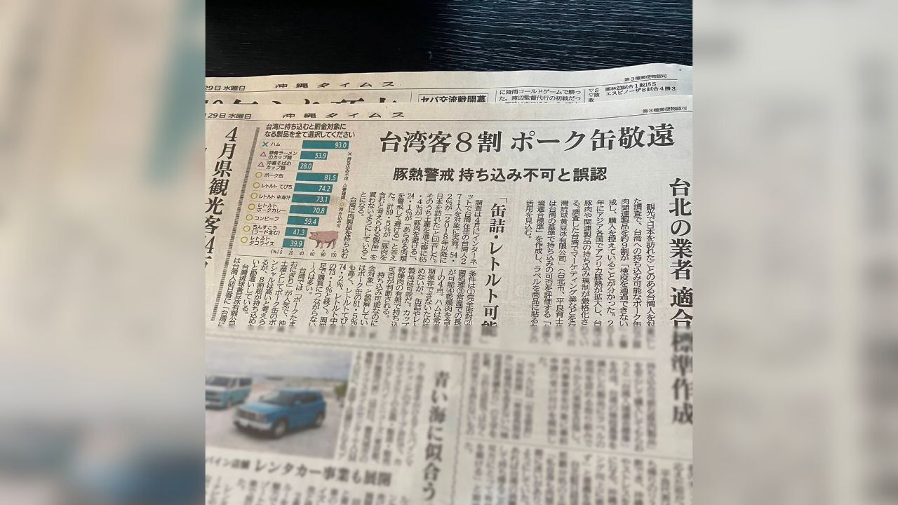 沖縄タイムス経済面